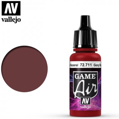 Vallejo Game Air: Gory Red 17ml airbrush barva na modely – Zboží Mobilmania