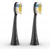 Náhradní hlavice pro elektrický zubní kartáček TrueLife SonicBrush K-series Sensitive Black 2 ks