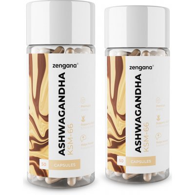 Zengana Ashwagandha KSM-66 2x 50 kapslí – Hledejceny.cz