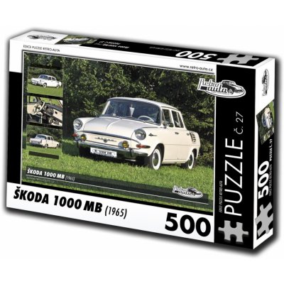 Retro-Auta Škoda 1000 MB 1965 500 dílků – Zboží Mobilmania