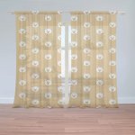 Sablio Záclony Roztomilí medvídci: 2ks 150x250cm – Zboží Mobilmania