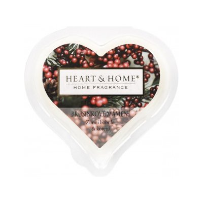 Heart & Home Vonný vosk srdce Brusinkové mámení 26 g – Zbozi.Blesk.cz