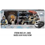 Vojenská sada s autem a doplňky 33943 – Zboží Dáma