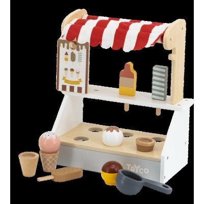 Tryco Dřevěný vozík na zmrzlinu – Zboží Mobilmania