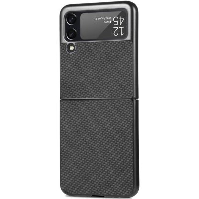 Pouzdro Cross Pattern Slim Samsung Galaxy Z Flip 4 černé