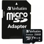 Verbatim microSDXC UHS-I 256 GB 44087 – Zbozi.Blesk.cz