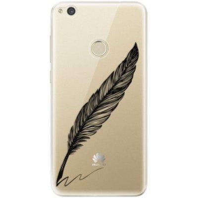 iSaprio Writing By Feather Huawei P9 Lite (2017) černé – Zboží Mobilmania