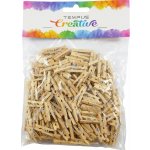 Dřevěné kolíčky, přírodní 2,5 × 0,3 cm - 200 ks – Zbozi.Blesk.cz