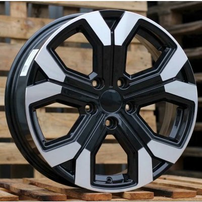 AGT 17260 6.5x17 5x114.3 ET32 black polished rim – Hledejceny.cz