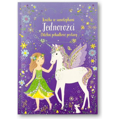 Jednorožci knížka se samolepkami – Zboží Mobilmania