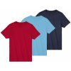 Dětské tričko Pepperts! chlapecké triko, 3 kusy červená navy modrá modrá