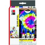 Marabu sada barev na textil ve spreji Tie Dye Style – Zboží Dáma