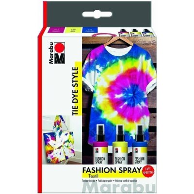 Marabu sada barev na textil ve spreji Tie Dye Style – Zboží Dáma