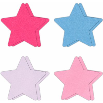 NS Novelties Pretty Pasties Star II Assorted 4 Pairs – Zboží Dáma