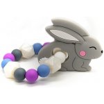 KidPro silikonové Zajíček šedá – Sleviste.cz