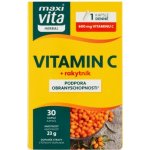 Maxi Vita Herbal Vitamín C + Rakytník kapsle pro podporu imunitního systému 30 kapslí – Hledejceny.cz