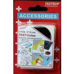 FASTECH® 684-330 kulaté suché zipy, zalepení hotmelt , háčková a flaušová část, (Ø) 47 mm, černá, 4 pár – Hledejceny.cz