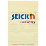 Samolepicí blok na poznámky STICKN 150 × 101 mm, linkovaný, žlutý, 100 listů, 21056 – Hledejceny.cz