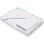 New Baby Dětská froté osuška s kapucí BASIC 80x80 bílo-modrá – Zboží Dáma