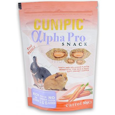 Cunipic Alpha Pro Snack Carrot mrkev 50 g – Hledejceny.cz