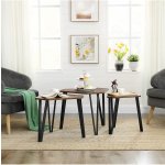 Vasagle Barbara set 3 ks rustikální hnědá – Zboží Dáma