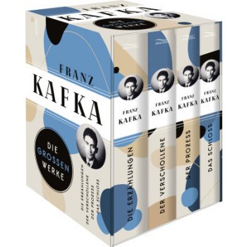 Franz Kafka, Die großen Werke Die Erzählungen - Der Verschollene - Der Prozess - Das Schloss 4 Bände im Schuber