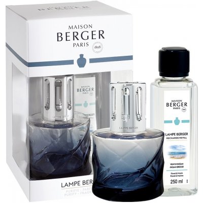 Maison Berger Spirale Blue katalytická lampa + náplň Ocean Breeze 250 ml – Zboží Mobilmania