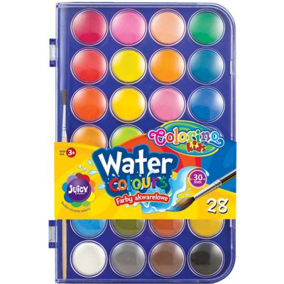 Patio Colorino vodové barvy 28 ks 30 mm – Hledejceny.cz