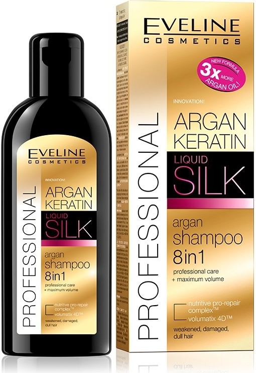 Eveline Cosmetics Argan + Keratin Exkluzivní šampon 8v1 150 ml