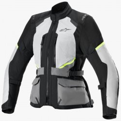 Alpinestars Stella Andes AIR DRYSTAR 2024 Lady světle šedo-tmavě šedo-černo-žlutá