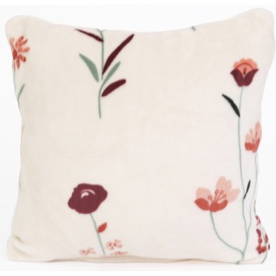 MKLuzkoviny.cz mikroplyš Exclusive Vlčí máky béžové 40 x 40 cm – Hledejceny.cz