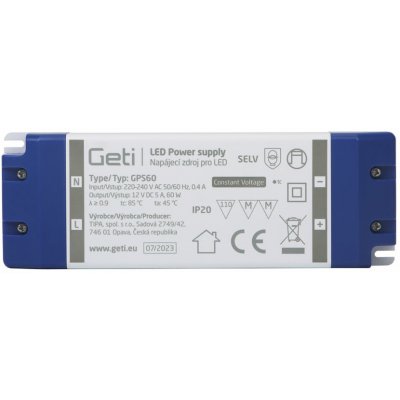 GETI GPS60, IP20 04220245 – Hledejceny.cz