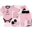 Baby Nellys 5-ti dílná soupravička do porodnice Little Princess růžová