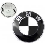 Znak BMW na kapotu (82mm) černo-bílá