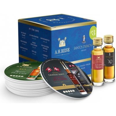 A.H. Riise Tasting Kit #3 Valdemar 42,21% 0,18 l (kazeta) – Zboží Dáma