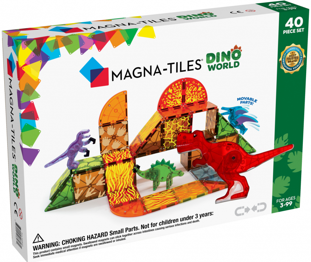 Magna-Tiles Svět dinosaurů 40ks