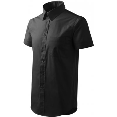Malfini Chic pánská košile krátký rukáv černá MAL-20701