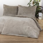 4Home povlečení mikroflanel šedá 140x200 70x90 – Zboží Mobilmania