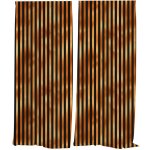IMPAR Závěsy Halloween stripes (Rozměr : 140x250, Materiál: Interlock) – Hledejceny.cz