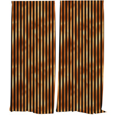IMPAR Závěsy Halloween stripes (Rozměr : 140x250, Materiál: Interlock) – Hledejceny.cz