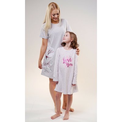 Vienetta Secret Nicolette s krátkým rukávem světle šedá – Zbozi.Blesk.cz