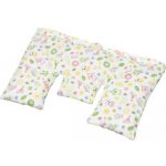 TORF ZIEGLER Krční polštářek s pšeničným zrnem, barevné sovičky, 40 x 25 cm – Sleviste.cz