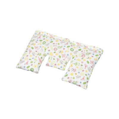 TORF ZIEGLER Krční polštářek s pšeničným zrnem, barevné sovičky, 40 x 25 cm – Sleviste.cz