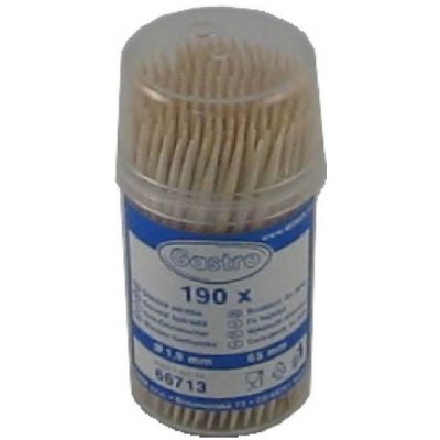 Wimex Dřevěná párátka v kelímku s uzávěrem (190 ks) – Zboží Dáma