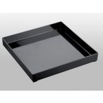Gold Plast Nerozbitný plastový servírovací podnos Fashion 30×30 cm Barva plastového nádobí Černá – Zbozi.Blesk.cz