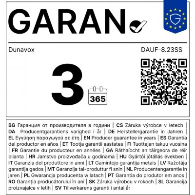 Dunavox Flow 8, nerez – Hledejceny.cz