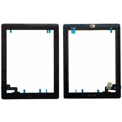 Dotykové sklo s home buttonem a lepením pro Apple iPad 2 černá 8596115558885 – Zbozi.Blesk.cz