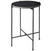 Konferenční stolek Homestyling KO-A71100010 mramorový černý 35x46 cm