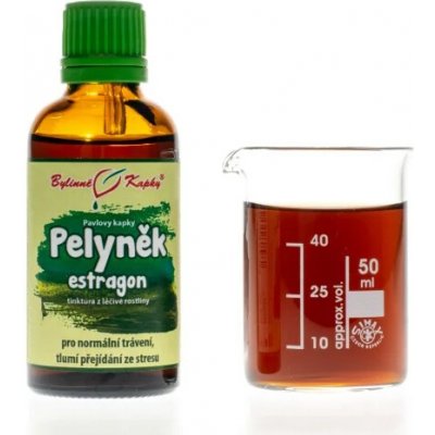 Bylinné kapky Pelyněk estragon kozalec tinktura 50 ml – Hledejceny.cz