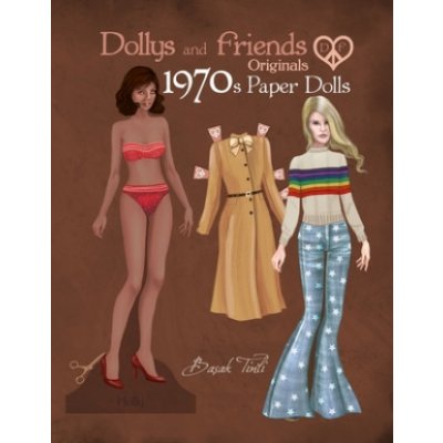 Dollys and Friends Originals 1940s Paper Dolls: Forties Vintage Fashion  Dress Up Paper Doll Collection